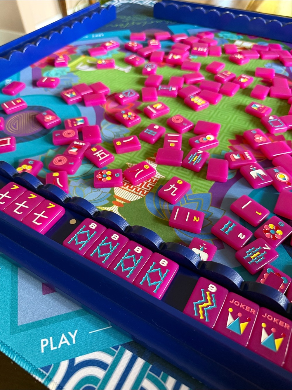 Fuchsia Mahjong Tiles